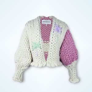 HOPE MACAULAY FIORI COLOSSAL KNIT JACKET 🤍✨